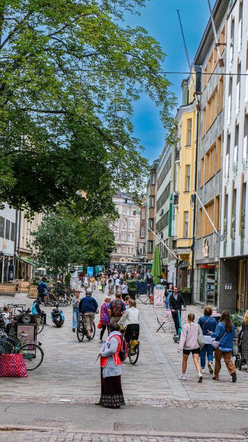 Nice Studio Apartment On A Pedestrian Street Helsinki Exterior photo